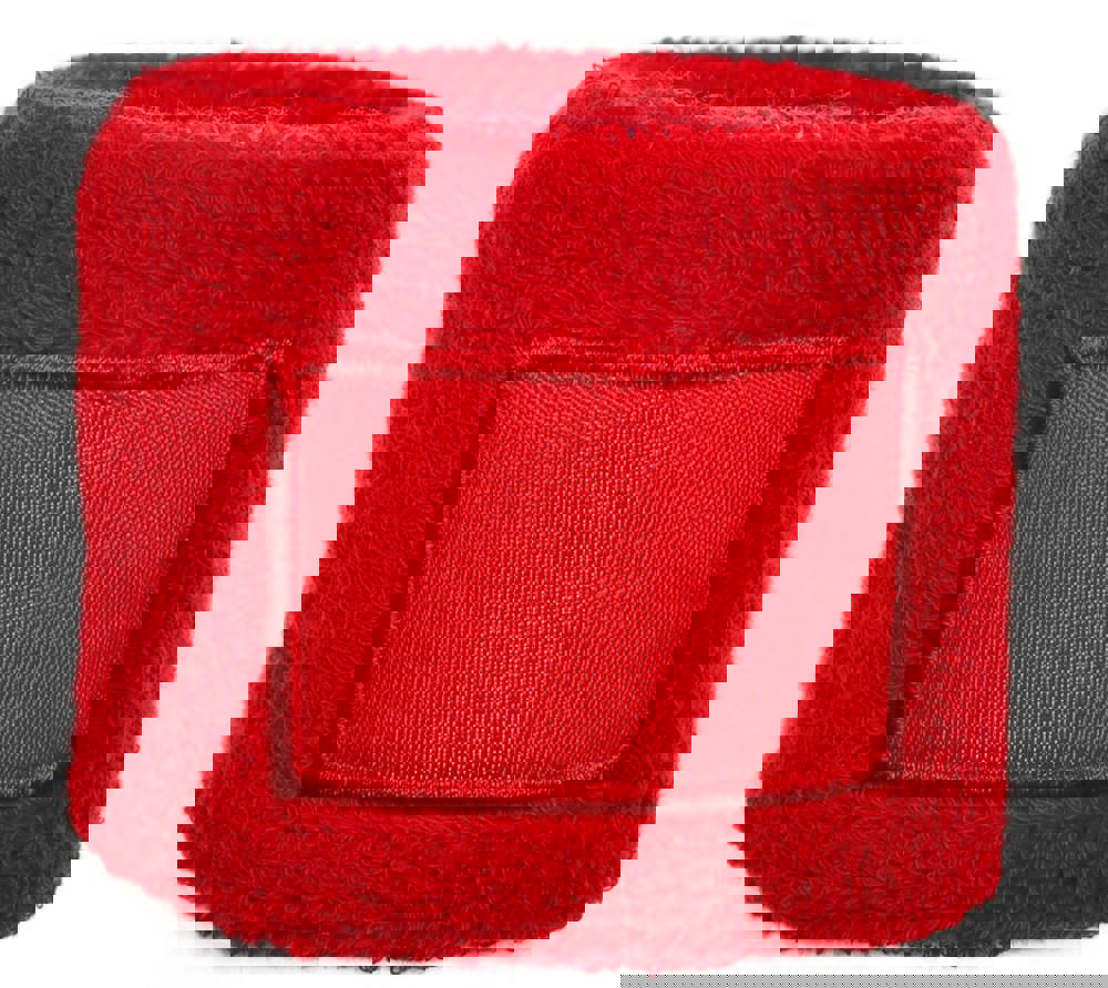 Polsband met label - met logo of onbedrukt bestellen - Rood (PMS 199c) / Rood