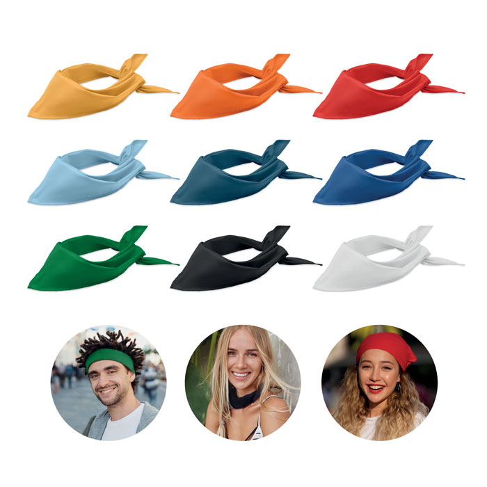 BANDANA BANDIDO - Multifunctionele sjaal - met logo of onbedrukt bestellen - Geel