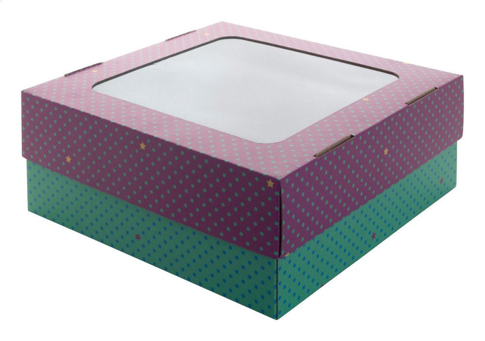 CreaBox Gift Box Window L - geschenkdoos - met logo of onbedrukt bestellen