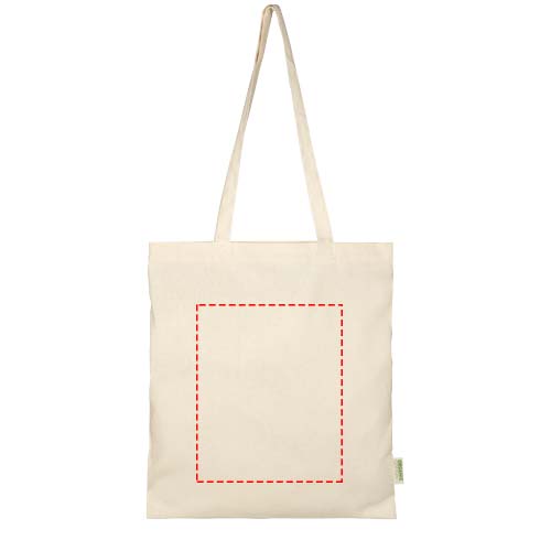 Odisha 140 g/m² OCS biologisch katoenen draagtas 7L