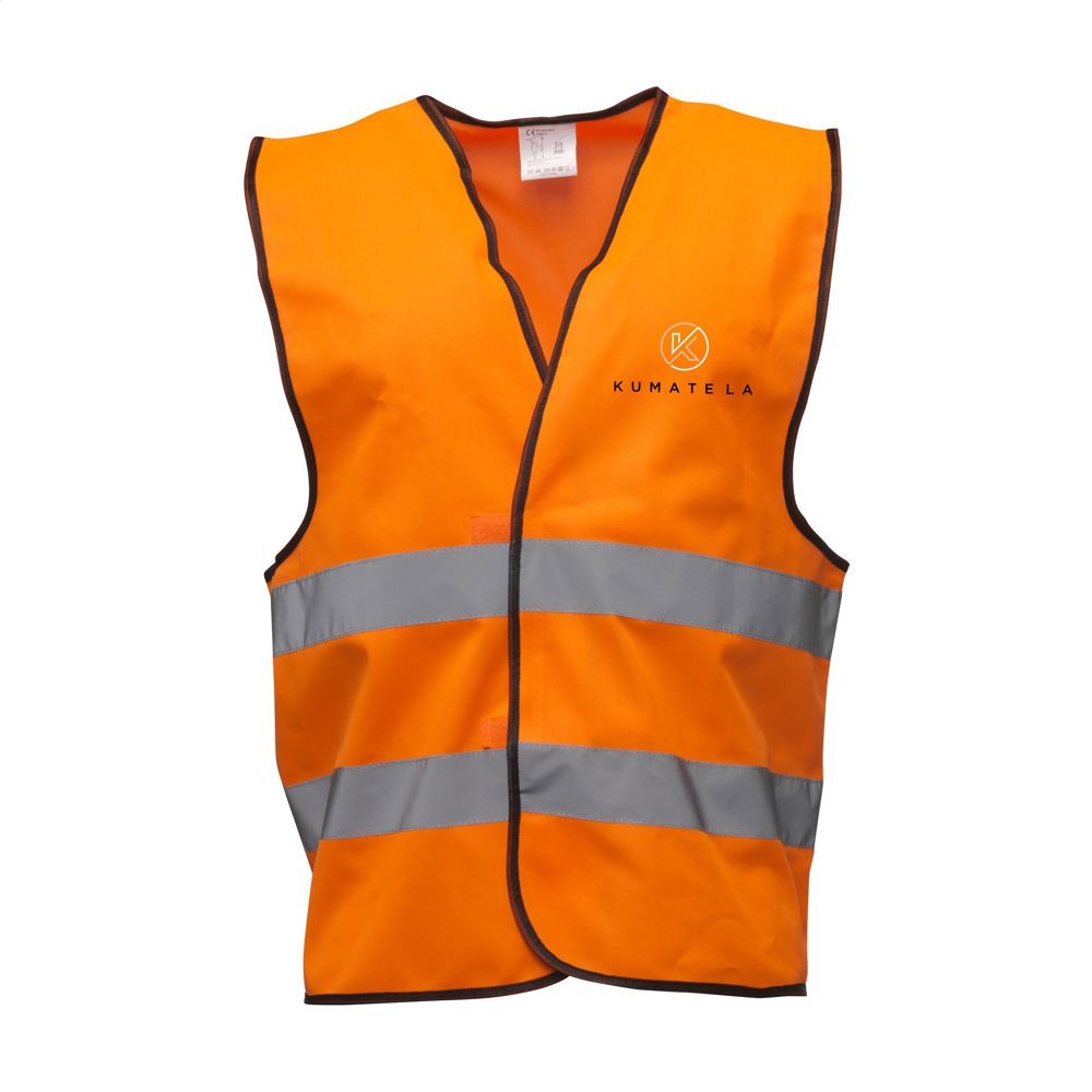 SafetyFirst veiligheidsvest - kopen of bedrukken - fluor-oranje