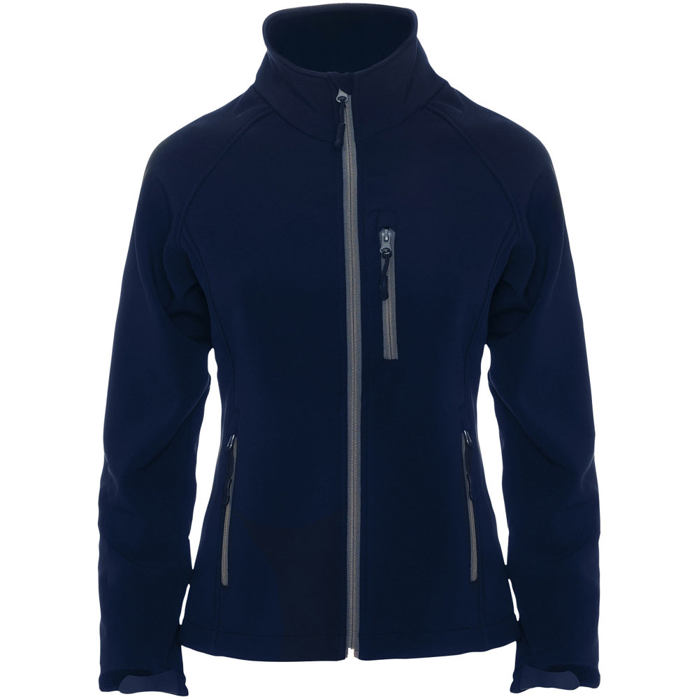Antartida softshell damesjack - voor bedrijven en relatiegeschenken - Marineblauw