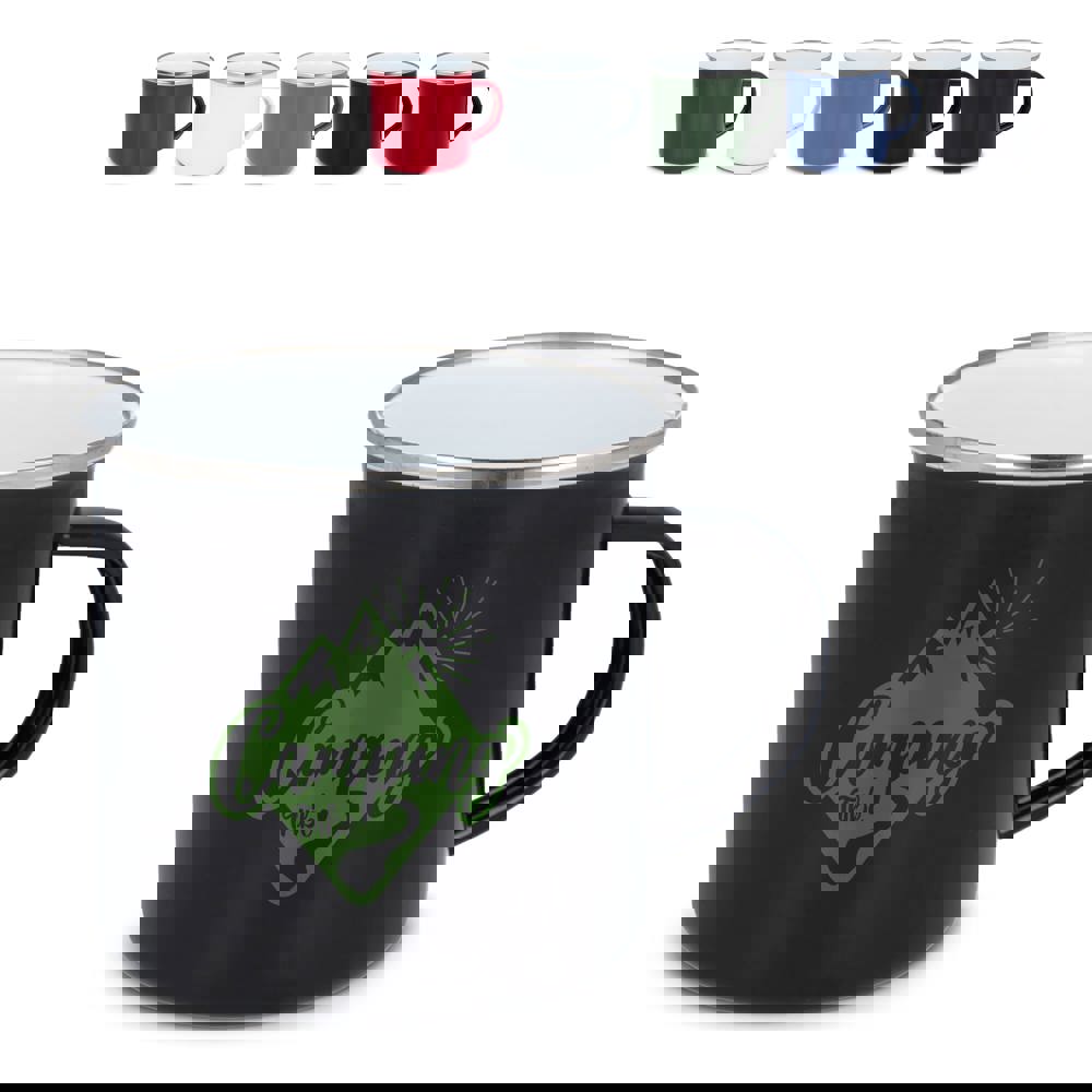 Emaille mok 350ml - met logo of onbedrukt bestellen