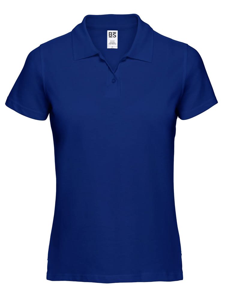 BS Evolution dames polo, 180 gr/m² - met logo of onbedrukt bestellen - Kobaltblauw (PMS 2145C)