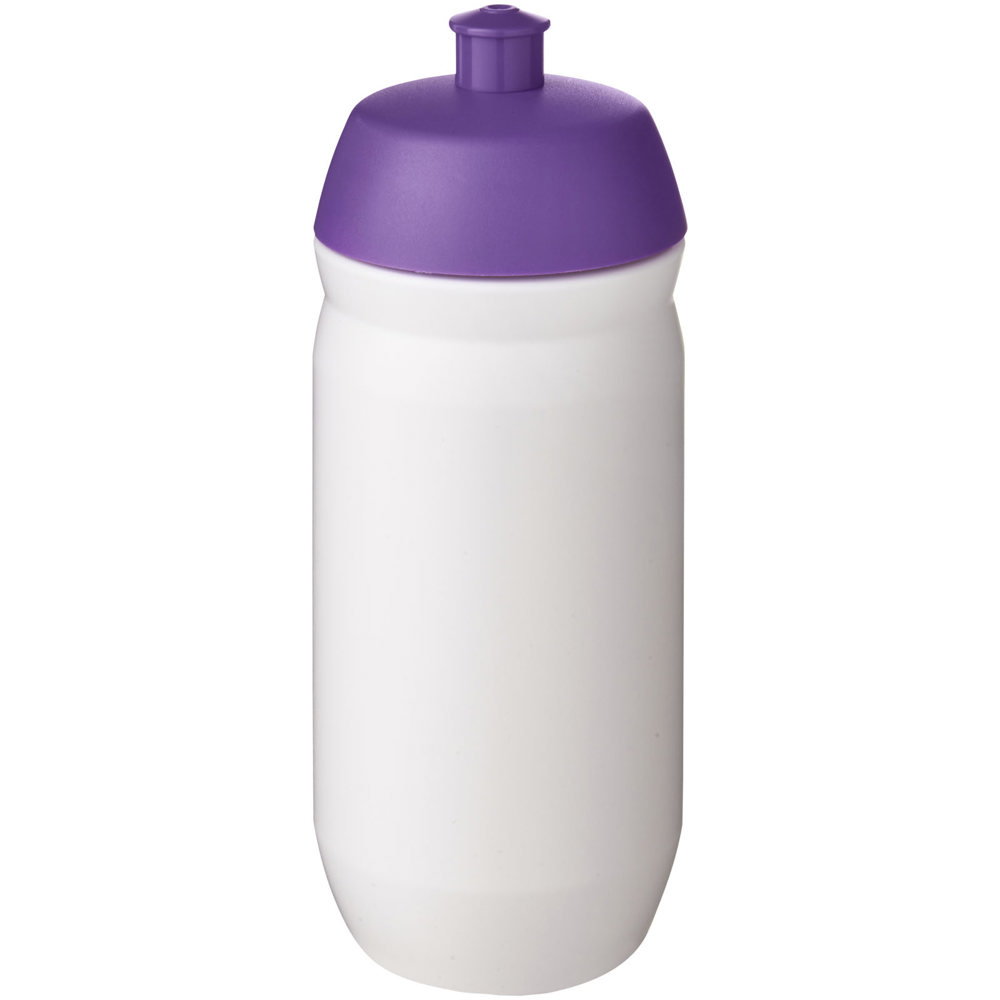 HydroFlex™ knijp knijpfles van 500 ml - voor bedrijven en relatiegeschenken - Paars, Wit