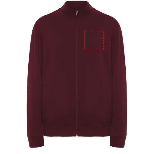 Ulan unisex sweater met volledige rits