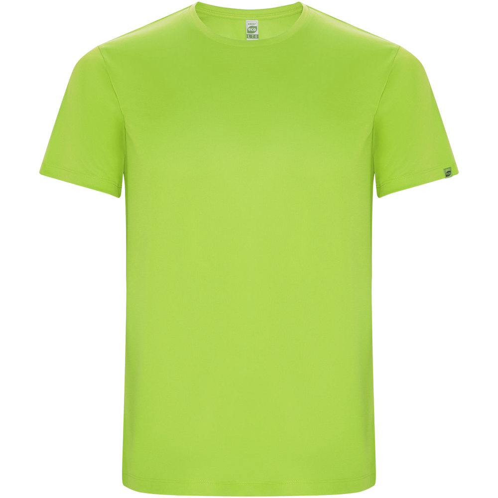 Imola sportshirt met korte mouwen voor heren - met logo of onbedrukt bestellen - Fluor groen