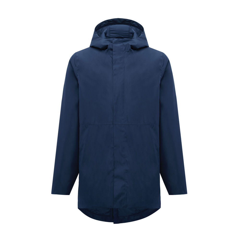 IQONIQ Thelon recycled polyester parka - voor bedrijven en relatiegeschenken - donkerblauw (± PMS 19-3923TCX)