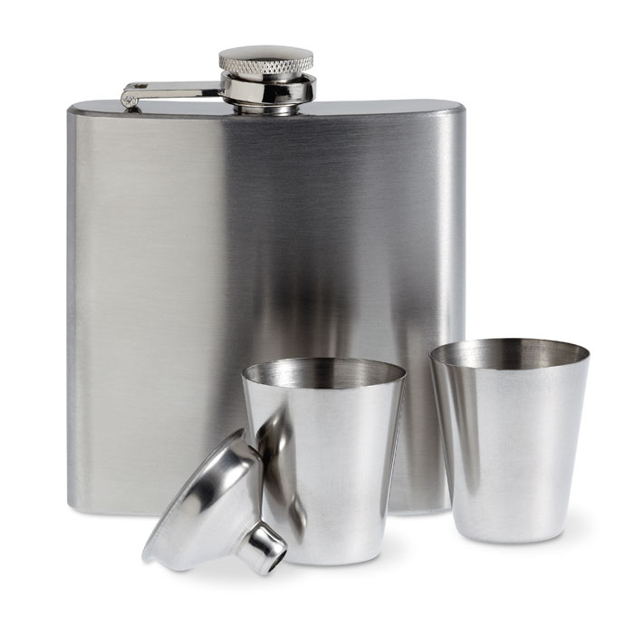 SLIMMY FLASK SET - Heupfles met bekertjes