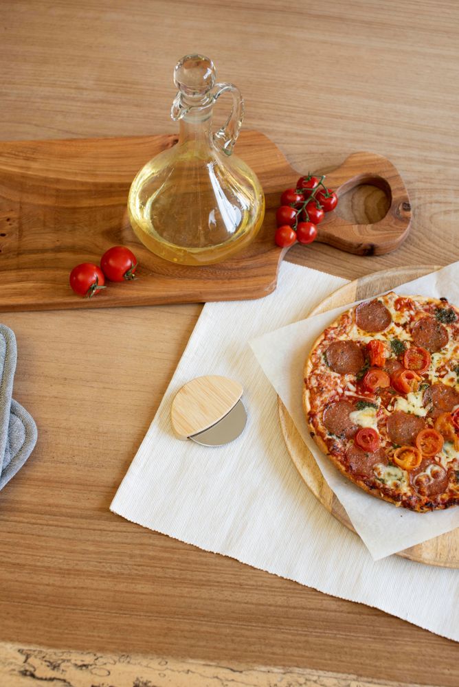 Bamboe pizzasnijder Ian