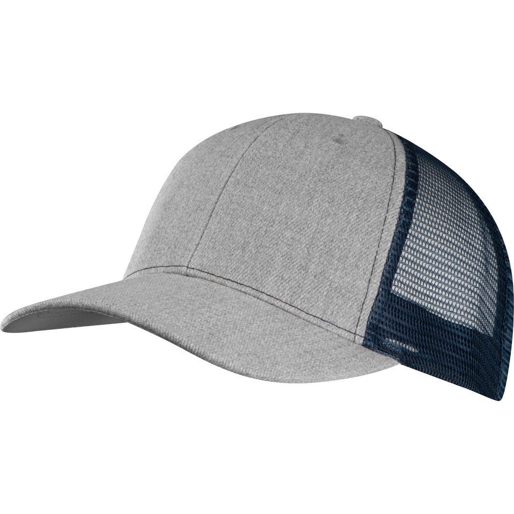 Baseballcap met net - kopen of bedrukken - Donkerblauw