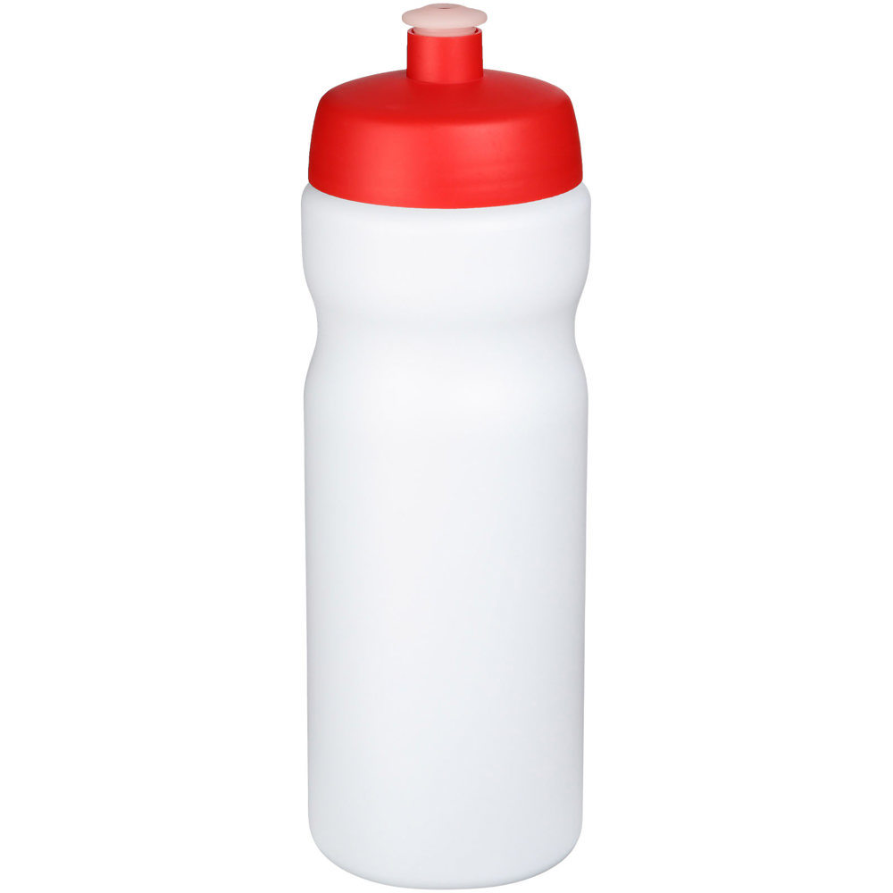 Baseline® Plus 650 ml sportfles - met logo of onbedrukt bestellen - Wit, Rood