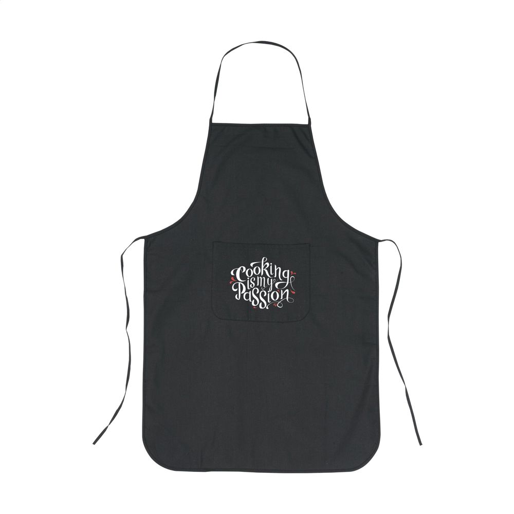 Apron (130 g/m²) schort - voor bedrijven en relatiegeschenken - Zwart