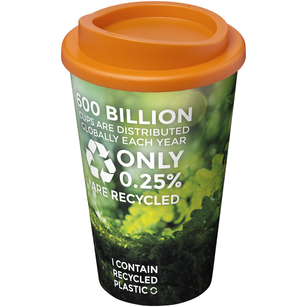 Brite Americano® 350 ml geïsoleerde beker - met logo of onbedrukt bestellen - Oranje