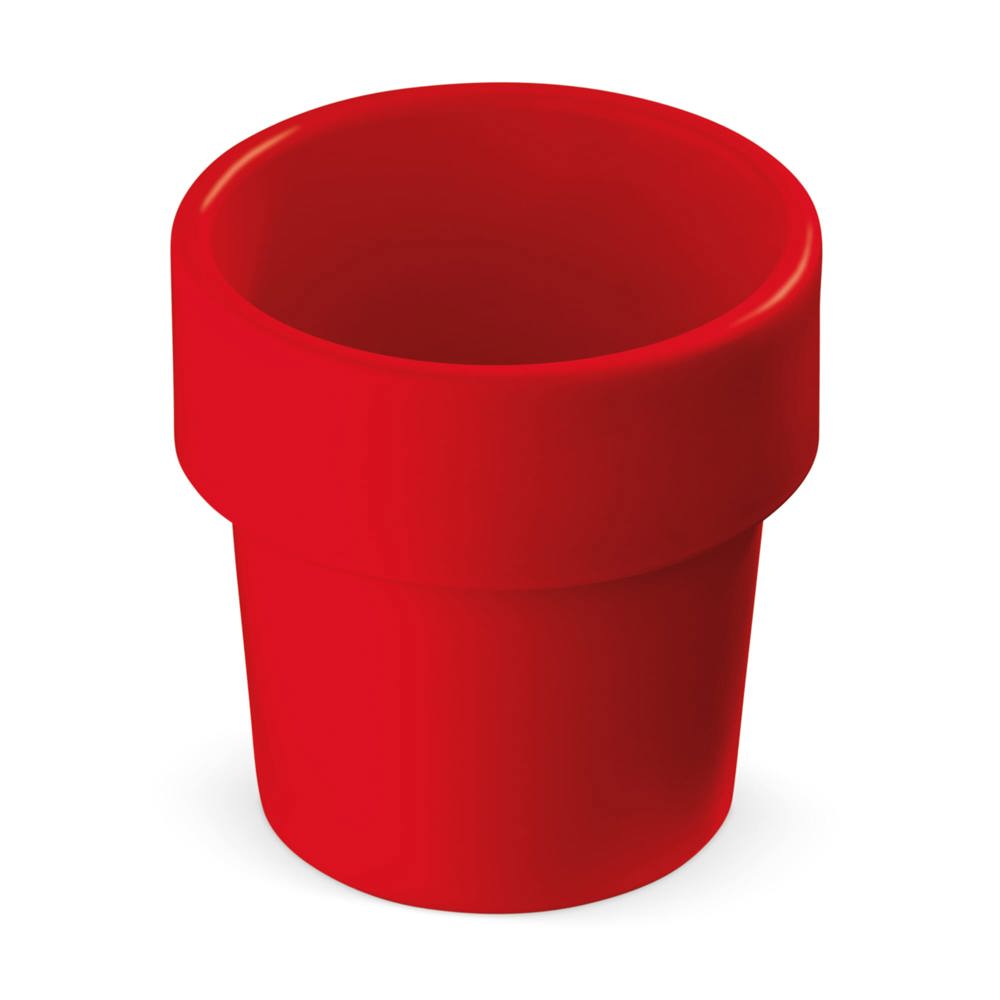 Hot-but-cool beker met basilicum zaadjes - kopen of bedrukken - rood