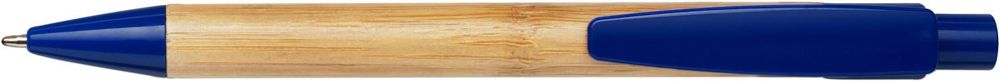 Bamboe balpen Lacey - met logo of onbedrukt bestellen - Blauw