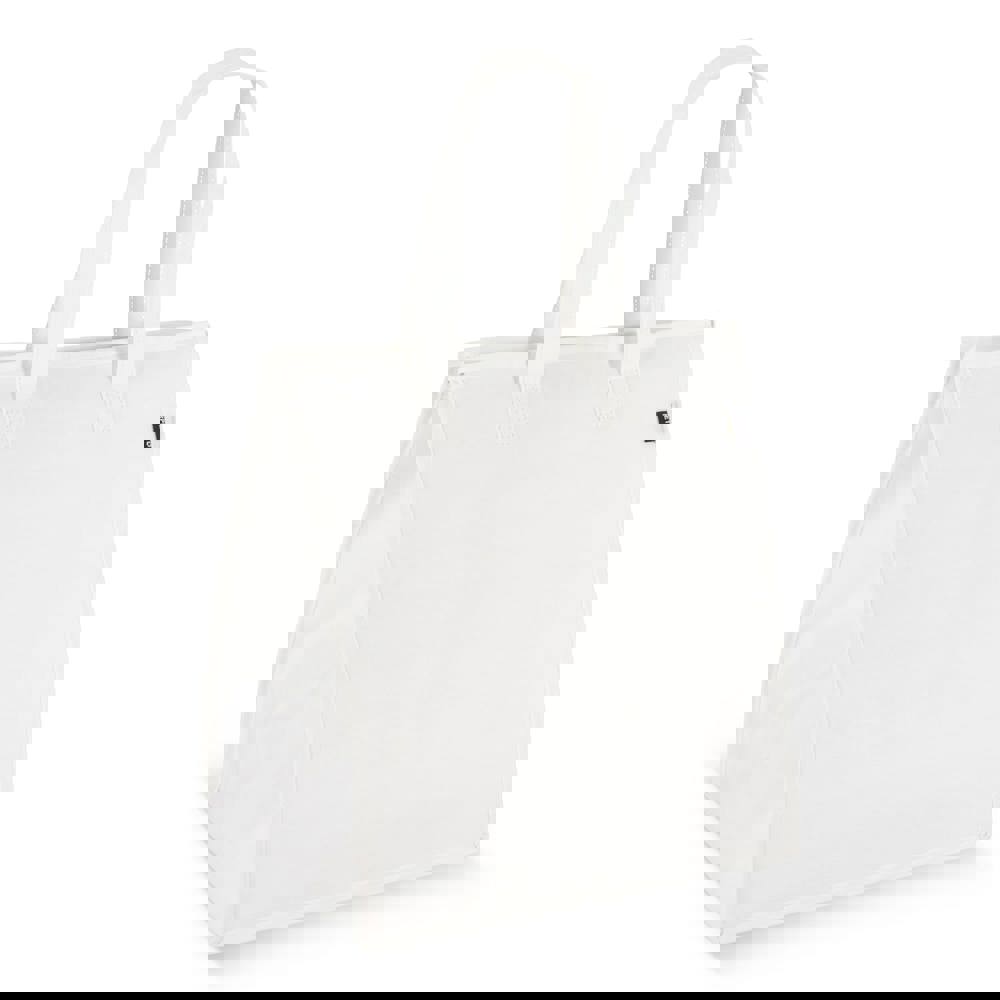 R-PET koeltas, non-woven, 33 x 25,5 x 37 cm, 75 g/m² - met logo of onbedrukt bestellen - wit