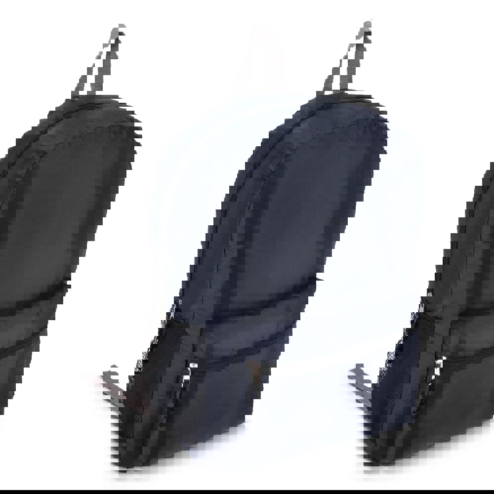 190T gerecycled PET lichtgewicht rugzak 30.5 x 12.7 x 42 cm 16 L - met logo of onbedrukt bestellen - donkerblauw