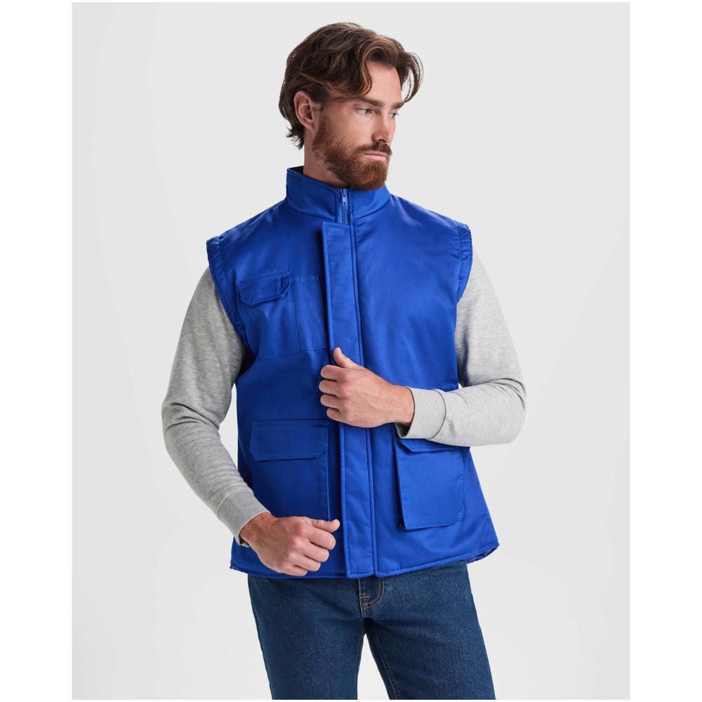 Almanzor multifunctionele werkbodywarmer met hoge kraag