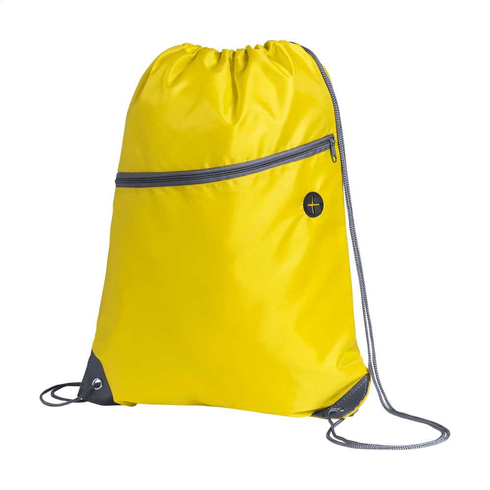 Coprus - trekkoord tas - kopen of bedrukken - Geel
