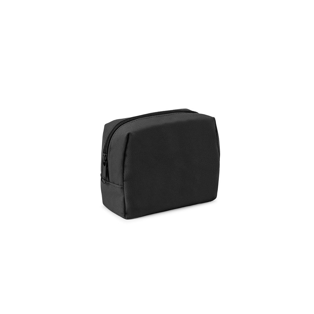 CHLOE. Cosmetische tas van 600D polyester met hoge dichtheid - met logo of onbedrukt bestellen - Zwart