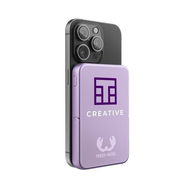 Fresh 'n Rebel Magnetic Wireless Powerbank 5000 mAh - Dreamy Lilac