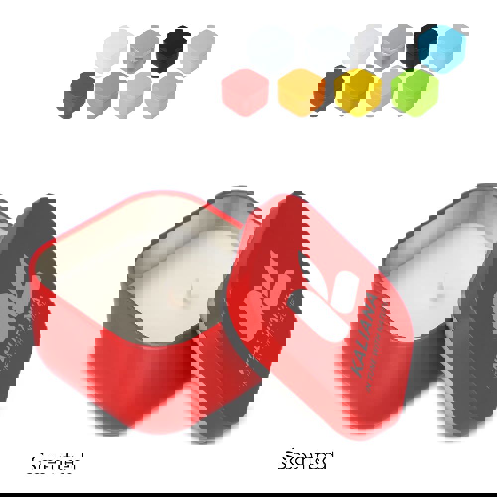 Ananda plantaardige geurkaars in gerecycled blik - voor bedrijven en relatiegeschenken