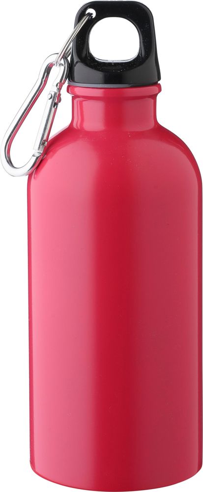 Gerecyclede roestvrijstalen enkelwandige fles (400 ml) Sable - voor bedrijven en relatiegeschenken - Roze