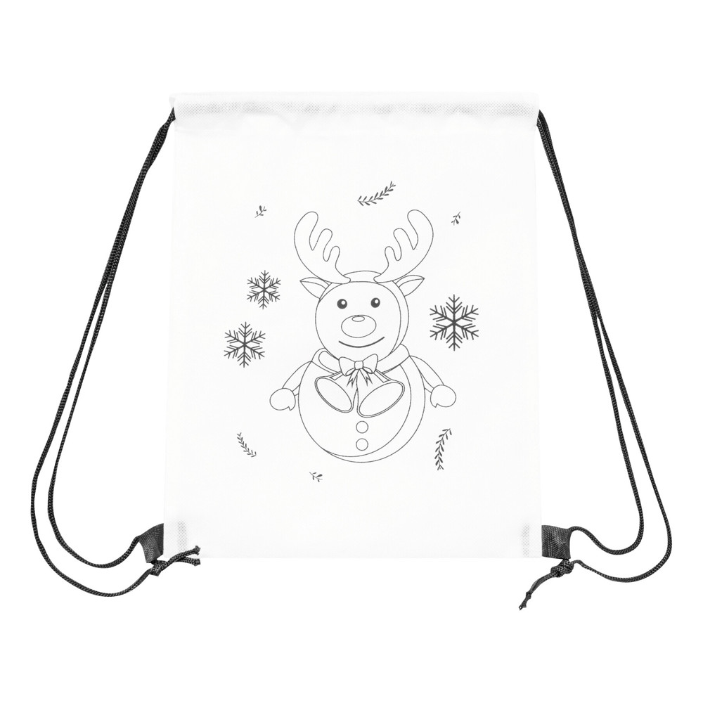 COLOURFUL ELK - Eenvoudig rugtasje - met logo of onbedrukt bestellen