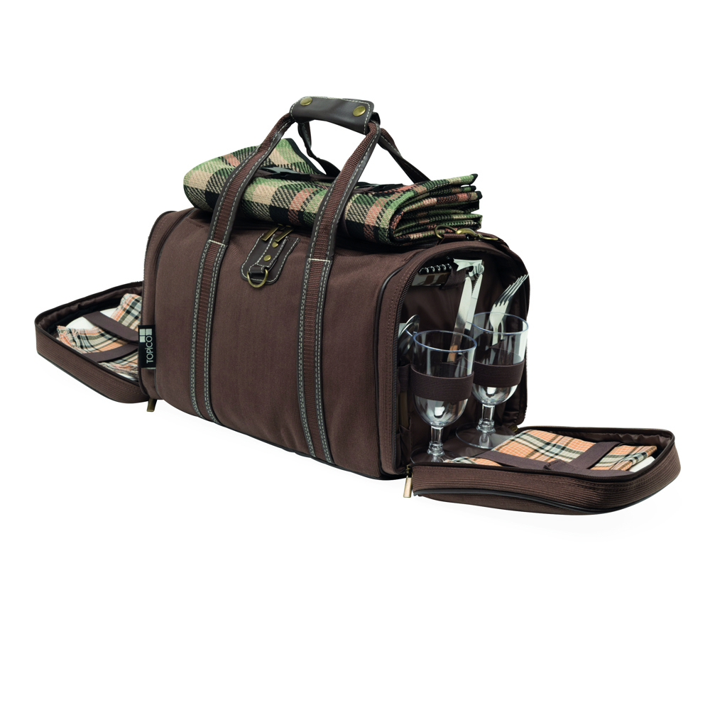 4 PICKNICK - Luxe 4-persoons picknickset - voor bedrijven en relatiegeschenken