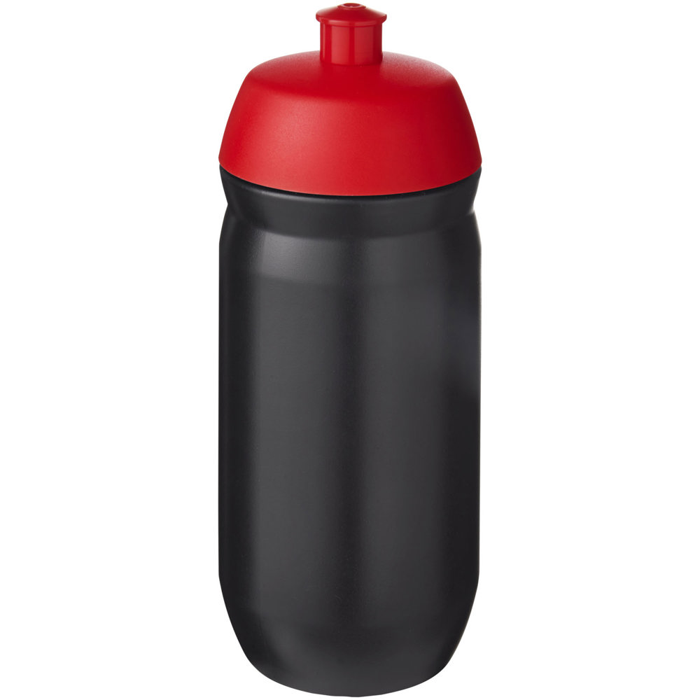 HydroFlex™ knijpfles van 500 ml - met logo of onbedrukt bestellen - Rood, Zwart