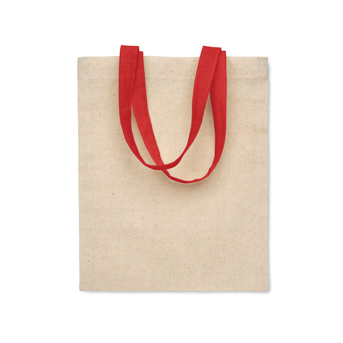 CHISAI - Kleine katoenen tas 140 gr/m² - voor bedrijven en relatiegeschenken - rood