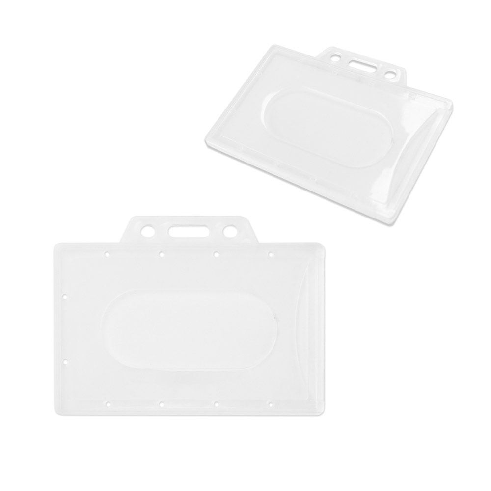 PRYMA. Stevige PP-kaarthouder - bedrukt of onbedrukt verkrijgbaar