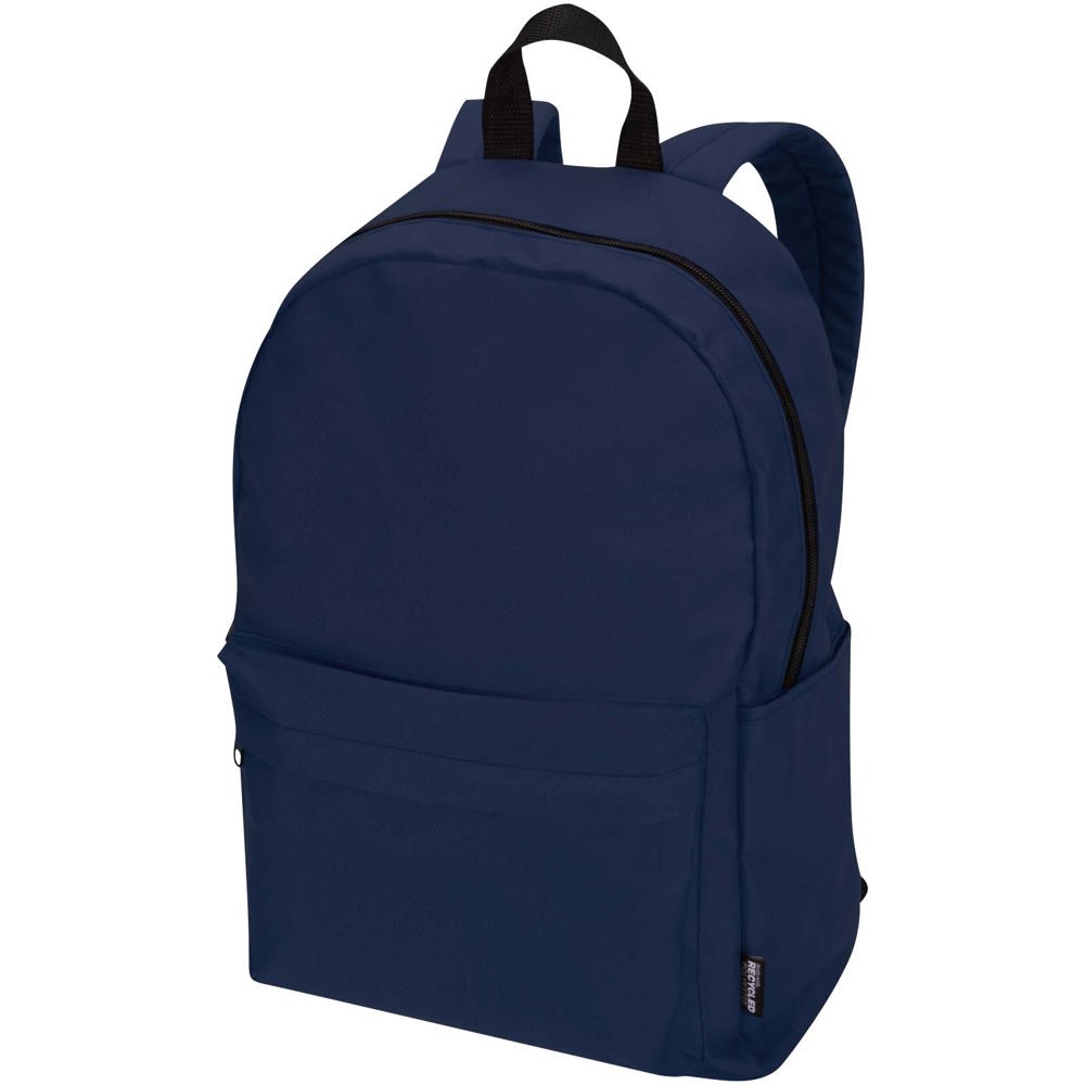 Byron 14 inch GRS gerecyclede city laptoprugzak 16 l - voor bedrijven en relatiegeschenken - marineblauw