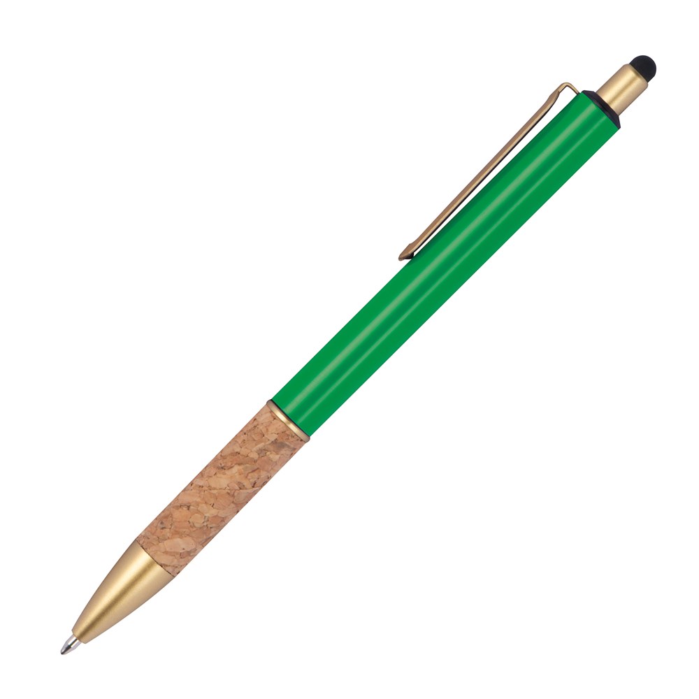 Pen met grip van kurk