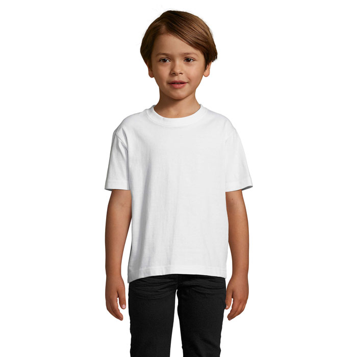 IMPERIAL KIDS - IMPERIAL kind t-shirt 190g - bedrukt of onbedrukt verkrijgbaar - wit