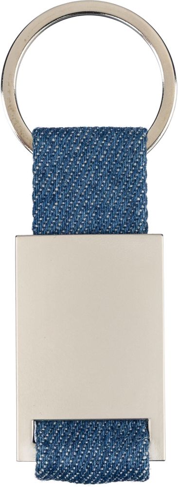 Denim sleutelhanger Ori - met logo of onbedrukt bestellen - Blauw