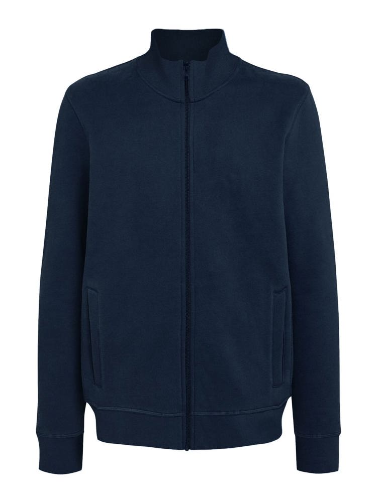 BS Harlem full zip sweater, 280 gr/m² - voor bedrijven en relatiegeschenken - Navy (PMS 5395C)