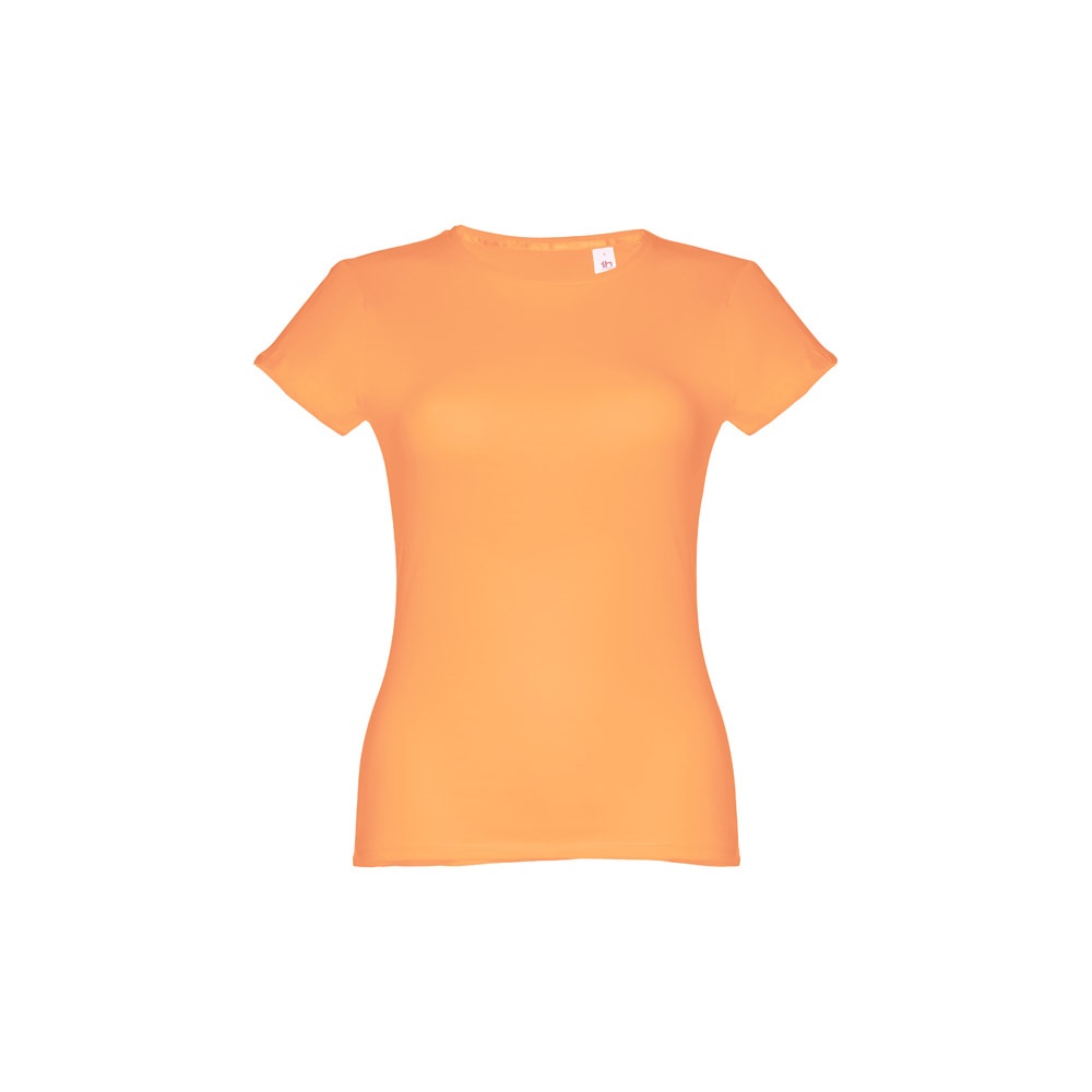 THC SOFIA 3XL. T-shirt voor vrouwen - met logo of onbedrukt bestellen - Koraal oranje