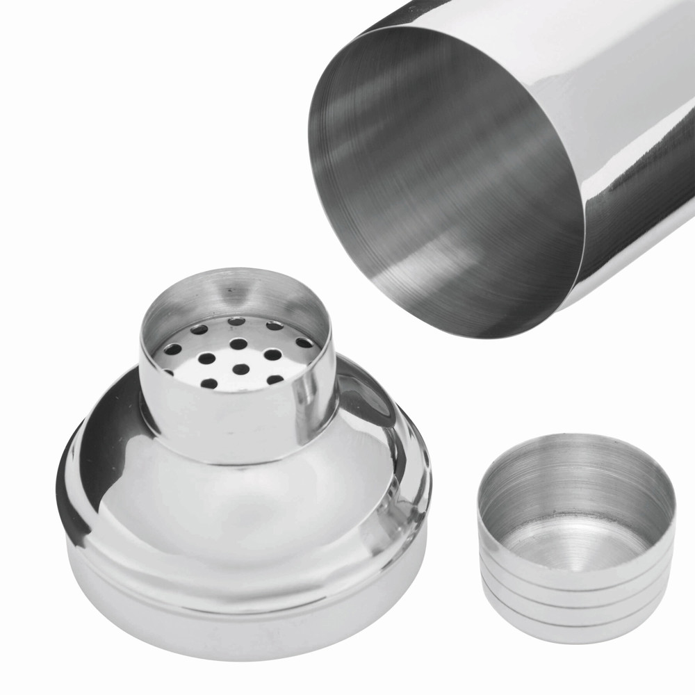 HAPPY HOUR - Cocktail shaker van roestvrij staal - voor bedrijven en relatiegeschenken