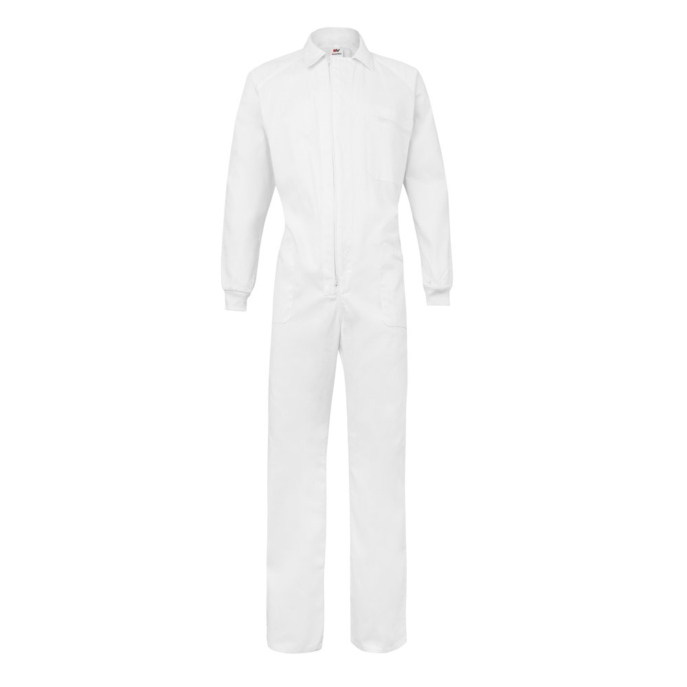 VL YAMA. Twill jumpsuit (200g/m²), van katoen (35%) en polyester (65%) - kopen of bedrukken - Wit