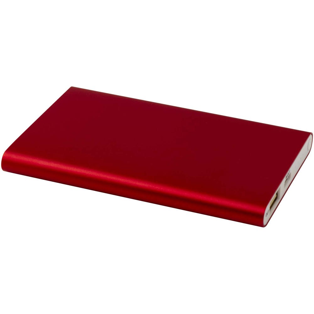 Pep aluminium powerbank 4000 mAh - met logo of onbedrukt bestellen - rood