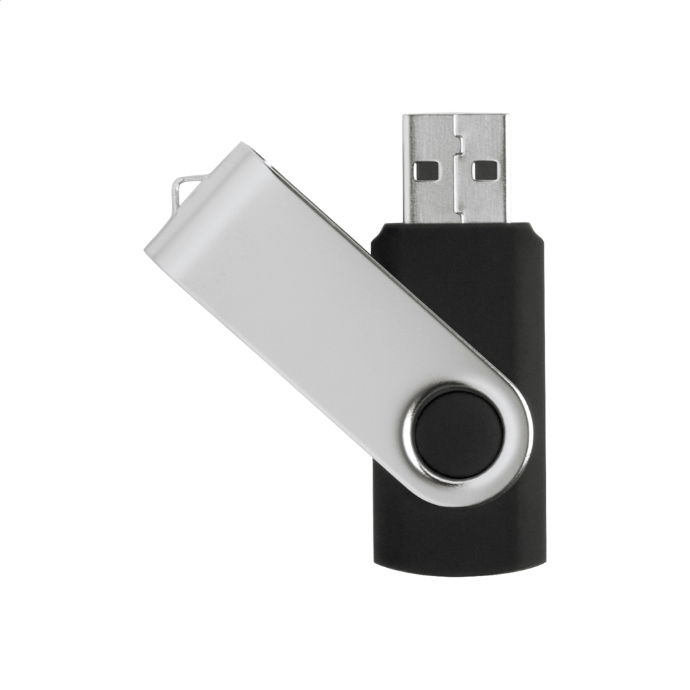 TwistDrive - USB-stick - kopen of bedrukken - 16GB-zwart
