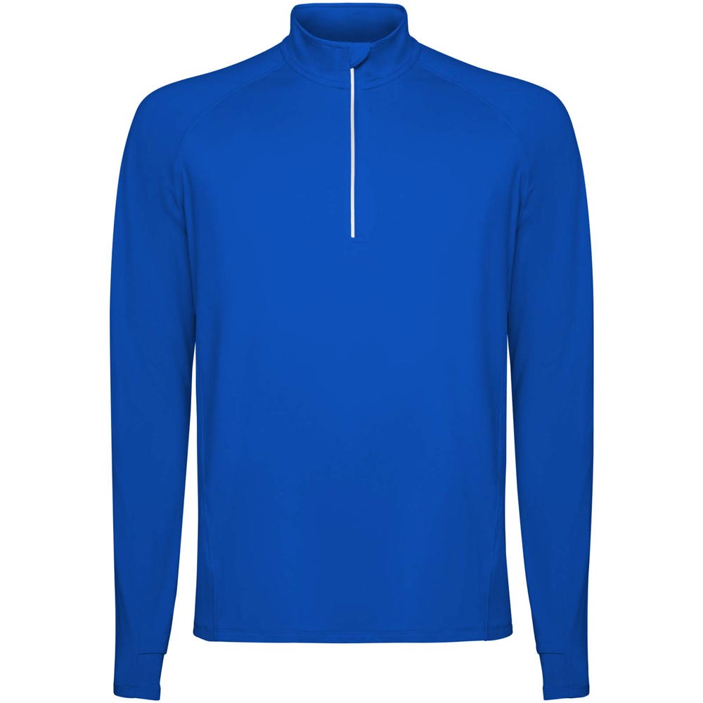 Estambul herensweater met lange mouwen en halve rits - kopen of bedrukken - Koningsblauw