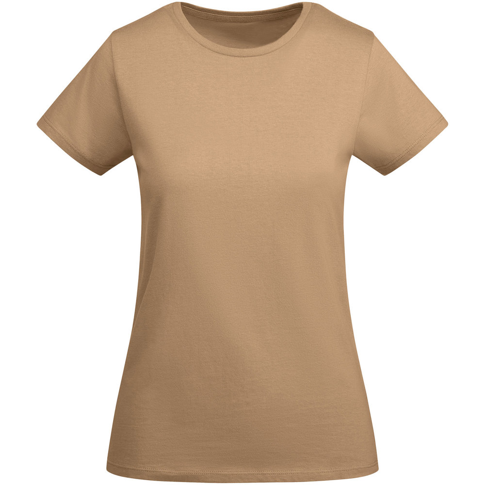 Breda biologisch katoenen dames T-shirt met korte mouwen - met logo of onbedrukt bestellen - Grieks oranje