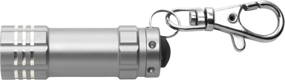 Aluminium 2-in-1 sleutelhanger Anna - met logo of onbedrukt bestellen - zilver