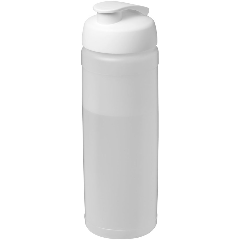 Baseline® Plus 750 ml sportfles met flipcapdeksel - kopen of bedrukken - Transparent, Wit