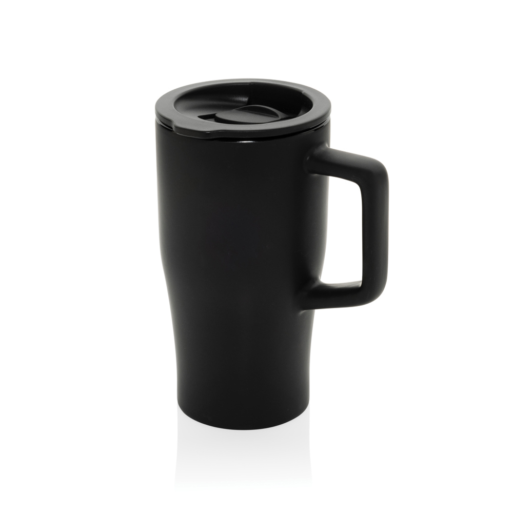 Ceramic Luxe Quencher 490ml - met logo of onbedrukt bestellen - zwart (± PMS Black)