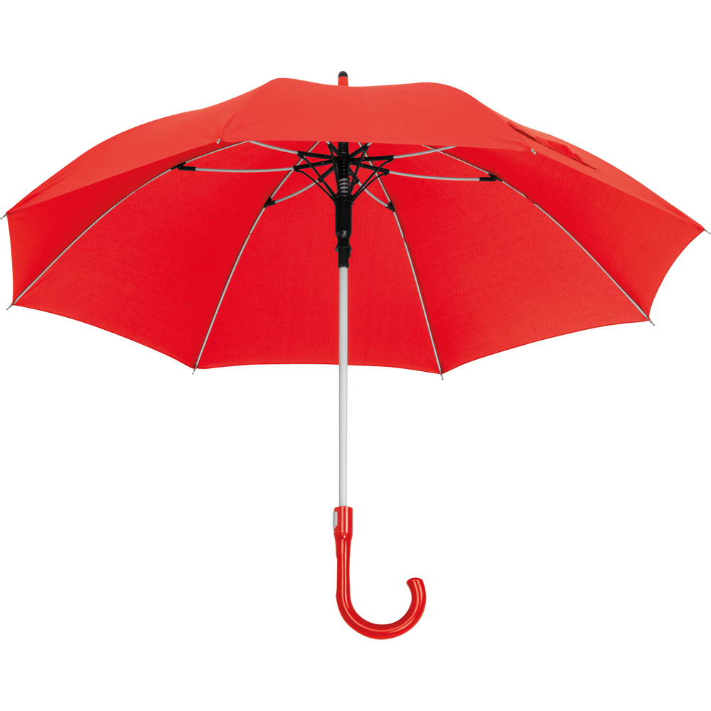 Paraplu met baleinen van fiberglass - Rood