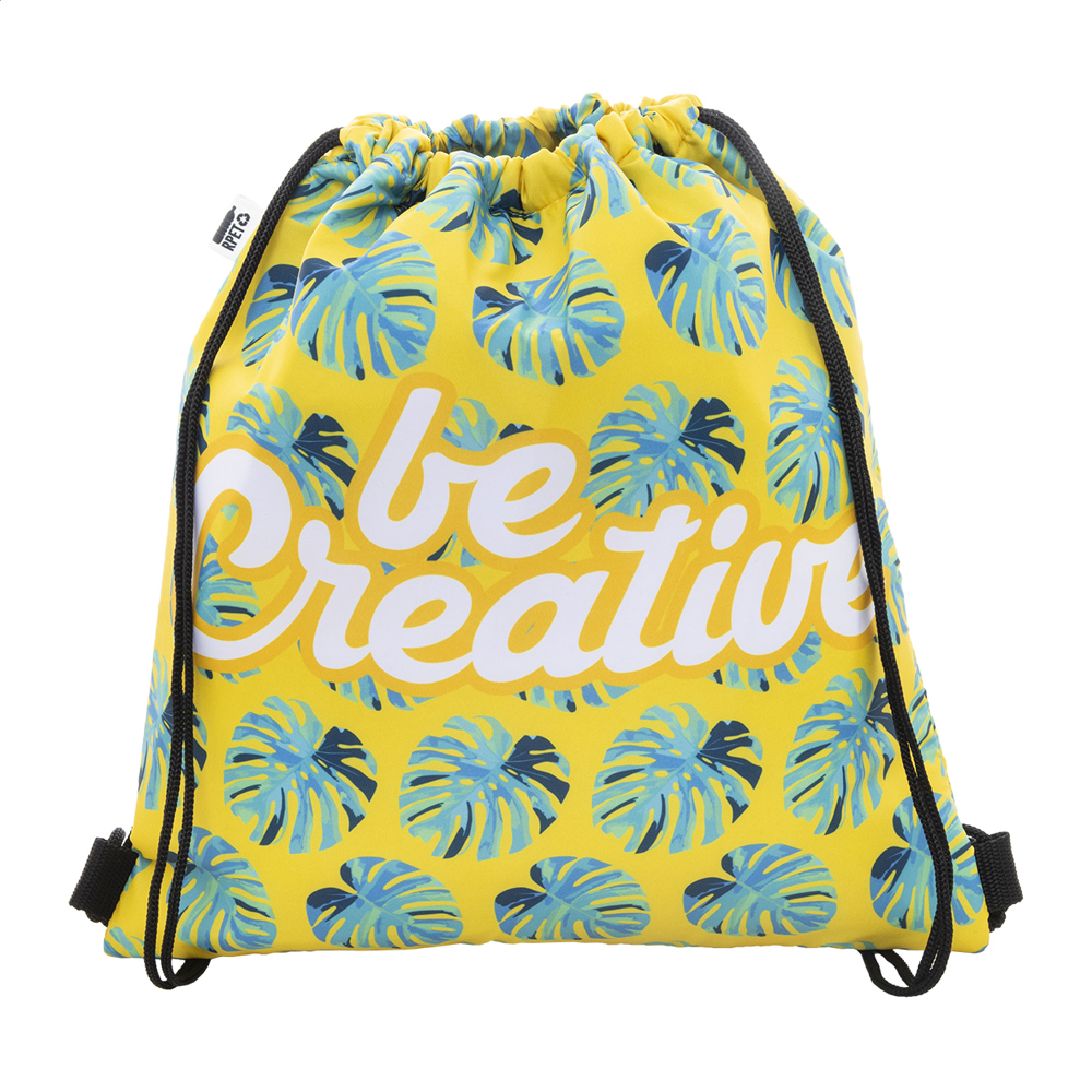 CreaCool Draw - custom made koeltas met trekkoord - bedrukt of onbedrukt verkrijgbaar - Zwart/Wit